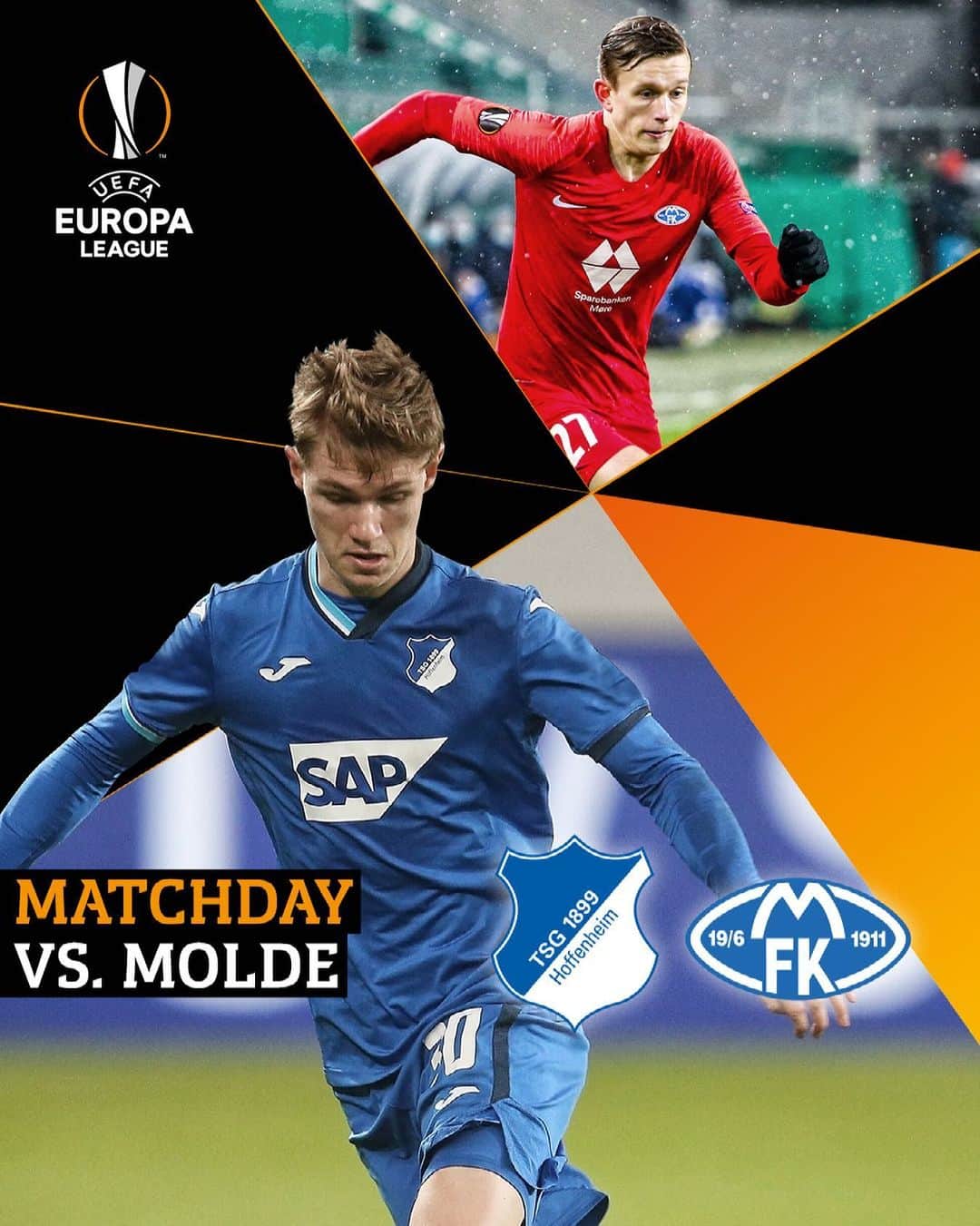 のインスタグラム：「ALL IN! 🎲 #matchday #tsgmfk #europaleague #uel #tsg」