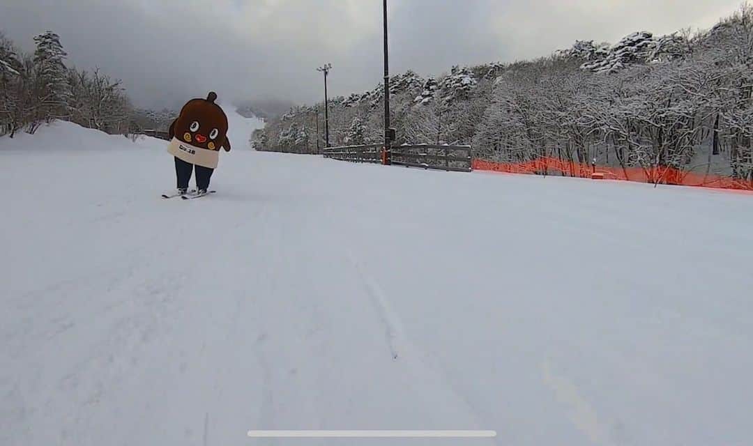 ねば〜る君さんのインスタグラム写真 - (ねば〜る君Instagram)「スキーの動画ができたネバよ！  #ねばーるくんアウトドアちゃんねる #いいずなリゾートスキー場 #スキー初挑戦」2月25日 18時15分 - nebaarukun