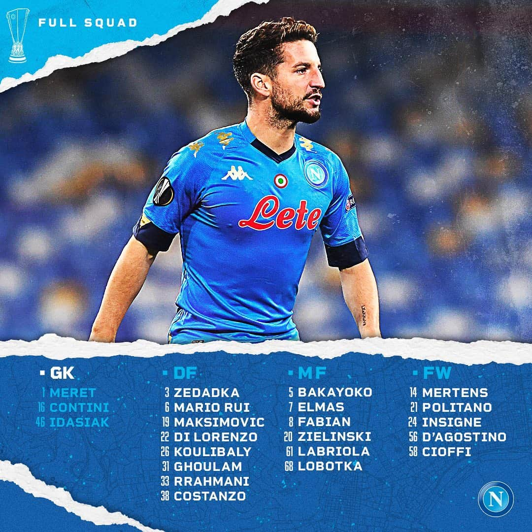 SSCナポリさんのインスタグラム写真 - (SSCナポリInstagram)「📃 I convocati di #NapoliGranada 🏆 #UEL   💙 #ForzaNapoliSempre」2月25日 18時25分 - officialsscnapoli