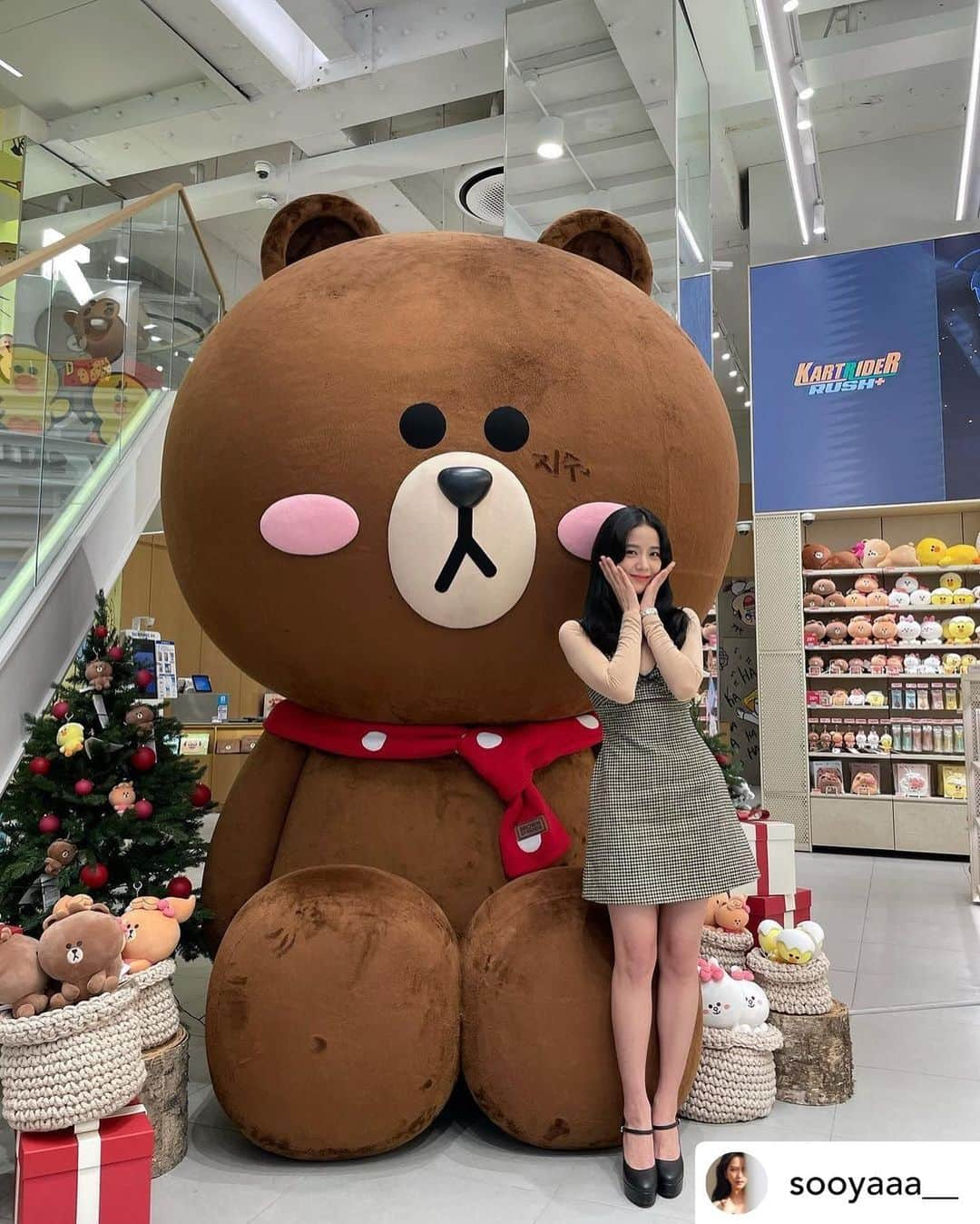 LINE FRIENDSさんのインスタグラム写真 - (LINE FRIENDSInstagram)「Posted @withregram • @sooyaaa__ @linefriends  #LINEFRIENDS 🐻💚#KARTRIDER 🚗#KARTRIDERRUSHPLUS #카러플」2月25日 18時38分 - linefriends