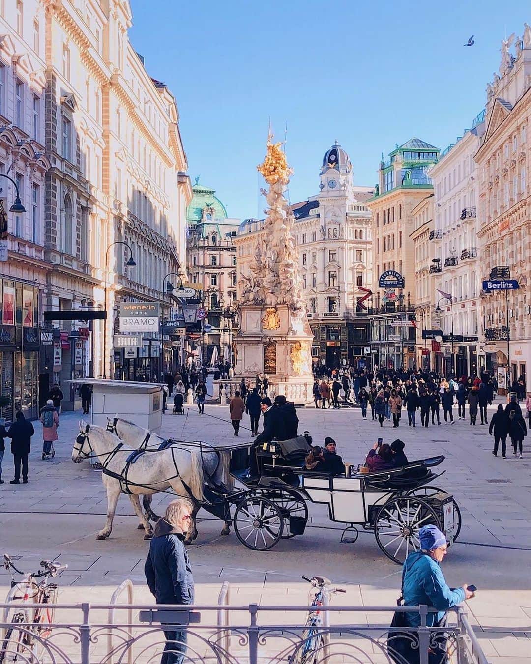 Wien | Viennaさんのインスタグラム写真 - (Wien | ViennaInstagram)「What’s your favourite place in Vienna? ☀️😍 by @ridingdinneraustria #ViennaWaitsForYou」2月25日 19時06分 - viennatouristboard