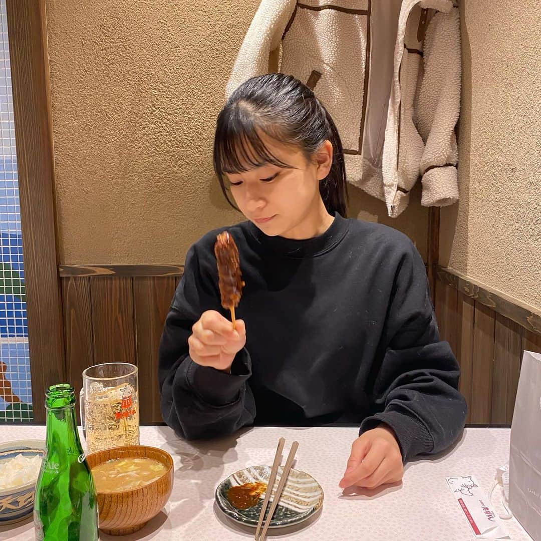 杉山緋那のインスタグラム：「矢場とん〜〜おいしっ 今日入試だった高校3年生のみなさんお疲れ様でした〜！😌」