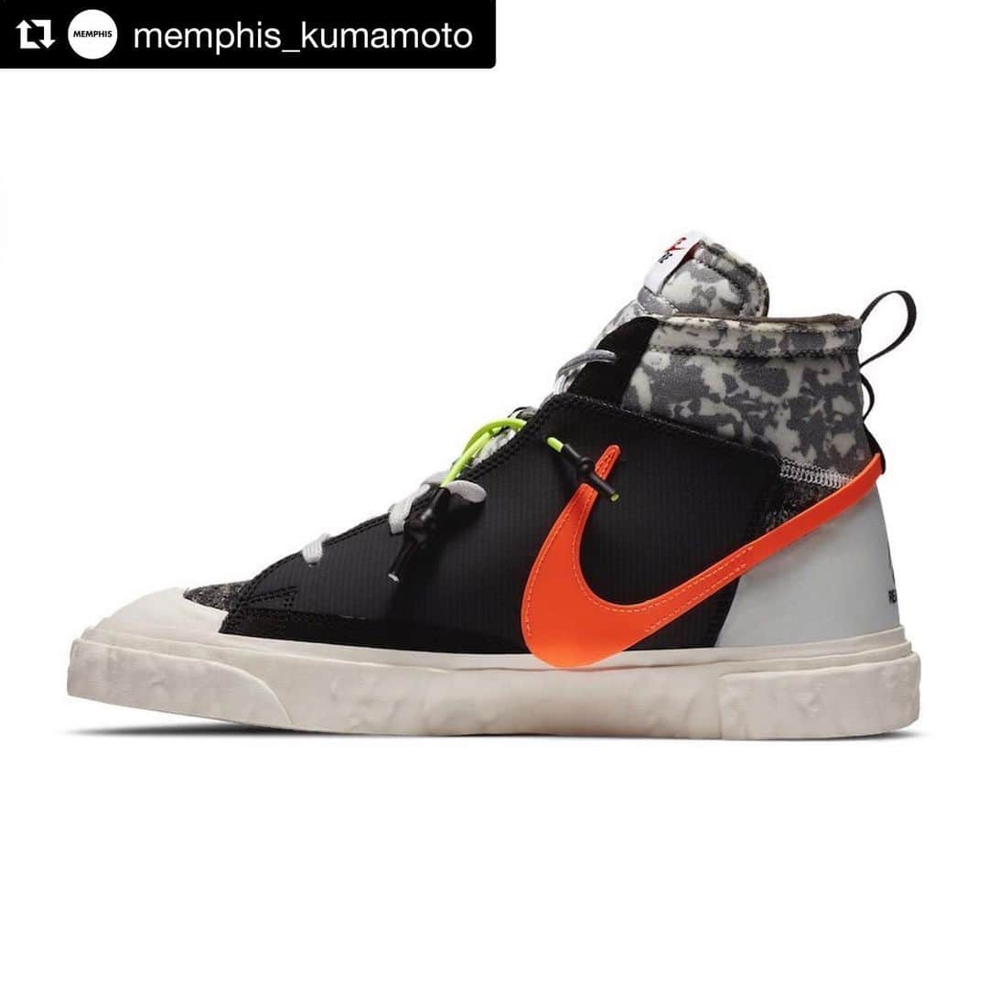 イルマニアのインスタグラム：「@memphis_kumamoto  @readymade_official  @niketokyo  @nikesportswear  #memphiskumamoto #readymade  #Nike #memphiskumamoto_black27」