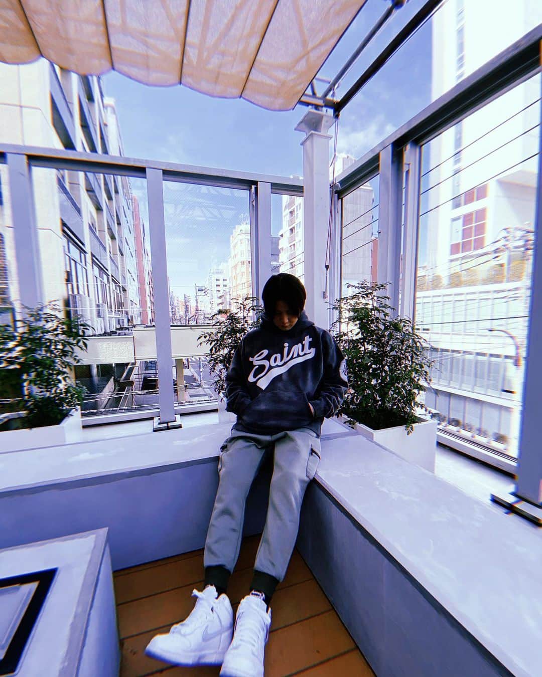 ミッチーのインスタグラム：「Loveeees it @st_michael_official  #saintmxxxxxx」