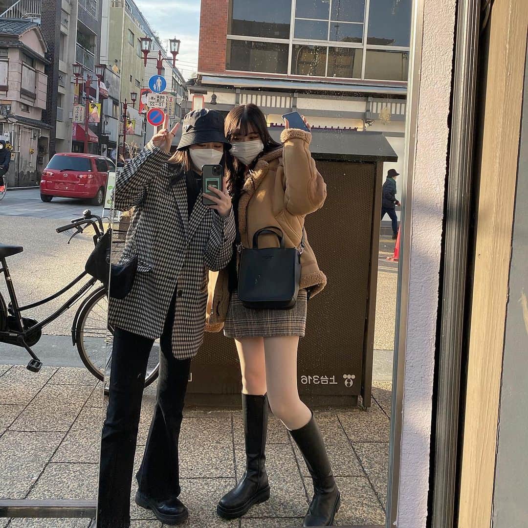 河崎みーなのインスタグラム：「안뇽(๑>◡<๑) . .」