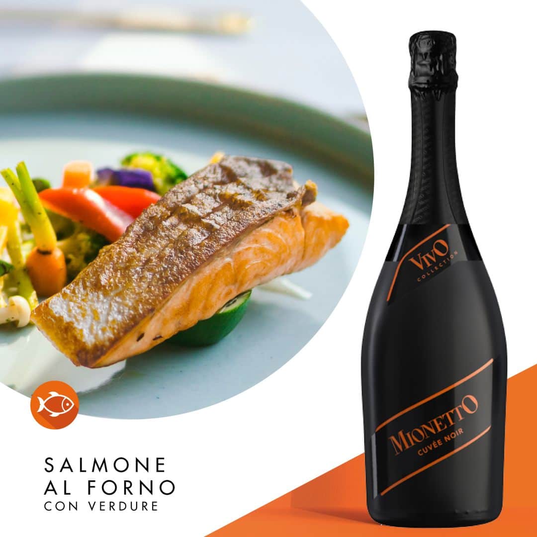 Mionetto Proseccoのインスタグラム：「Un pesce dal sapore pieno e avvolgente richiede un abbinamento armonioso.⁣ Prova la nostra ricetta con un calice di Cuvée Noir - Vivo Collection 👉  link in Bio⁣ #mionettoinsieme⁣ ⁣ Bevi Mionetto responsabilmente」