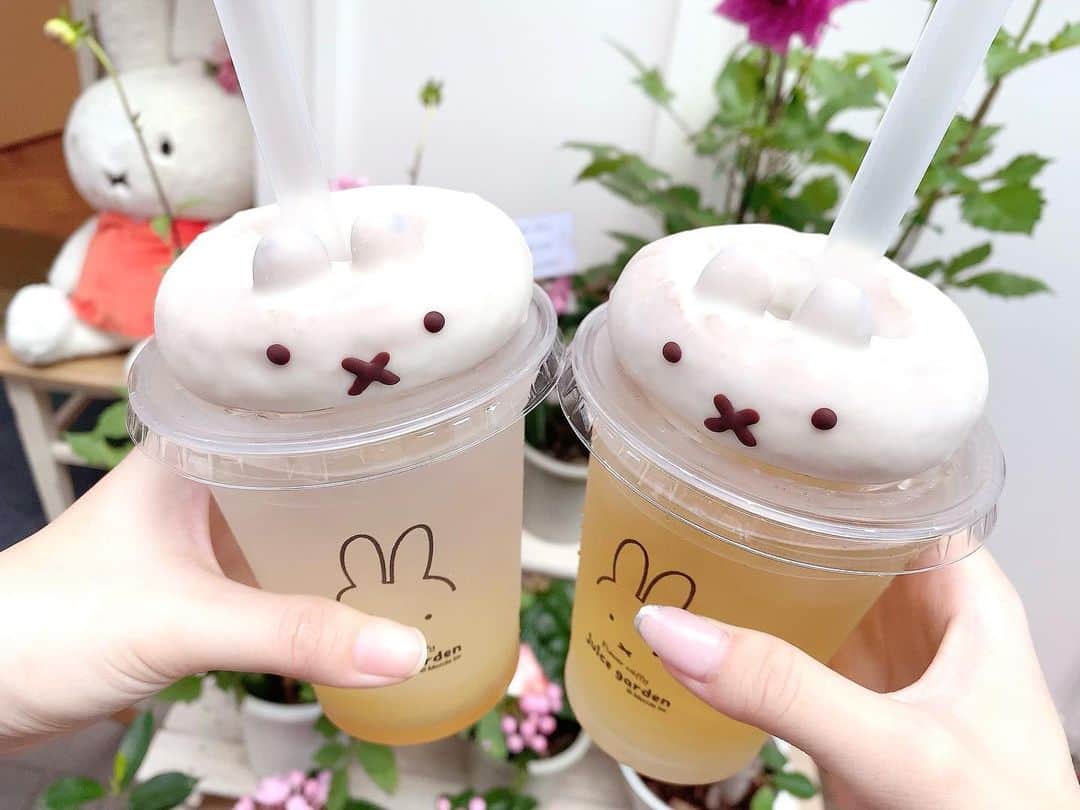 のインスタグラム：「🐰☁️﻿ ﻿ ﻿ #フラワーミッフィー #ミッフィーカフェ #浅草カフェ #浅草グルメ  #カフェ巡り #ミッフィー」
