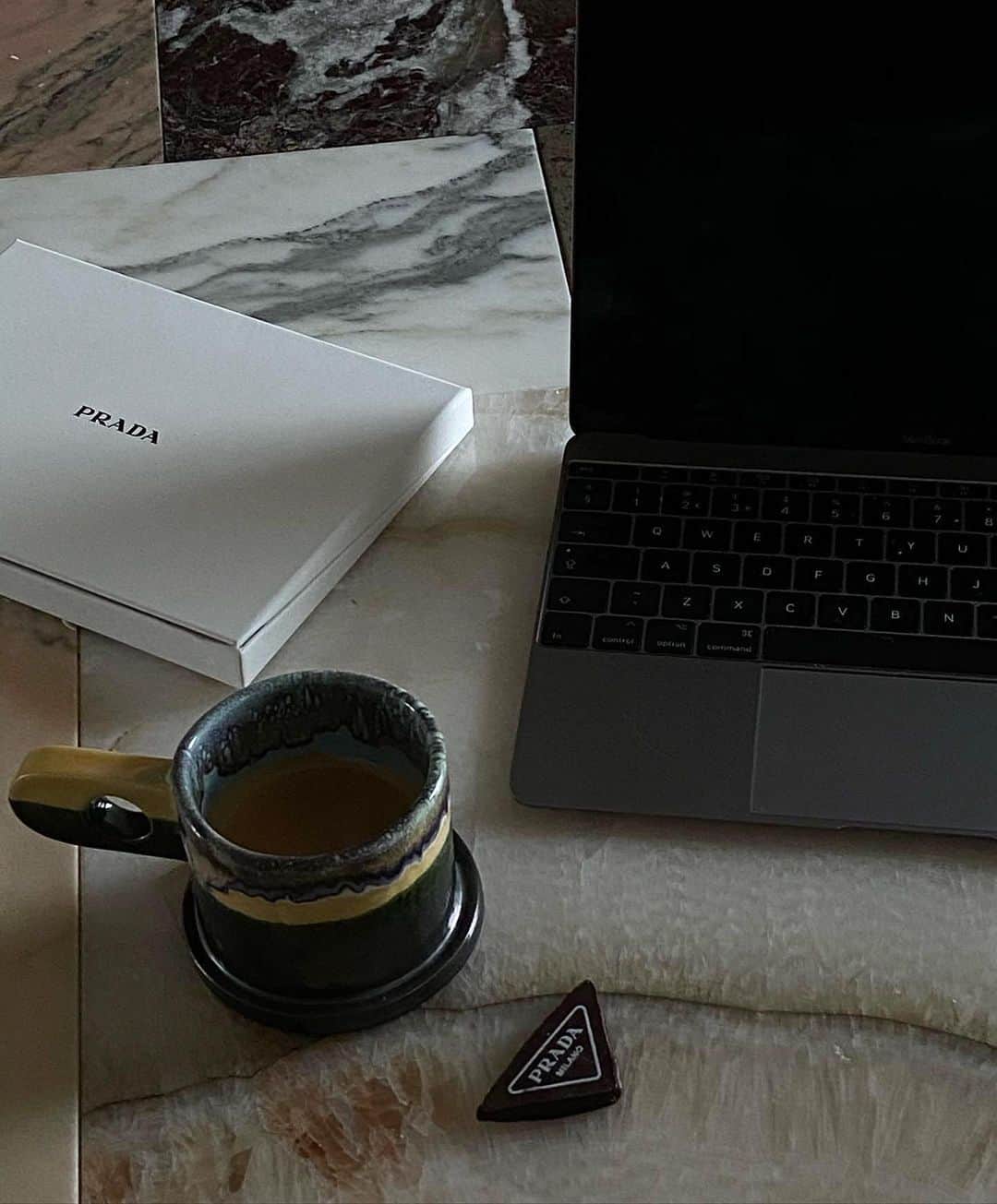 Camille Charriereのインスタグラム：「Choc for breakie, @prada for lunch & the cookie monster for tea (~ swipe til end)」