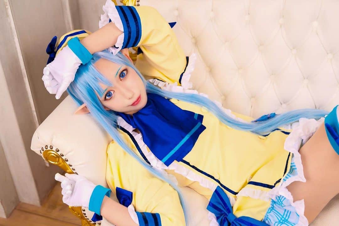 優月心菜のインスタグラム：「ソードアート・オンライン コードレジスタ　純白パティシエール(アスナ)  photo by結城雅弘さん スタジオ　ぷろっとあーと2  #ソードアートオンライン  #SAO #結城明日奈 #アスナ #ウンディーネ #ALO #純白パティシエール #コスプレ #cosplay  #cosplayer #バレンタイン #ぷろっとあーと #プロットアート #plotart #コードレジスタ」