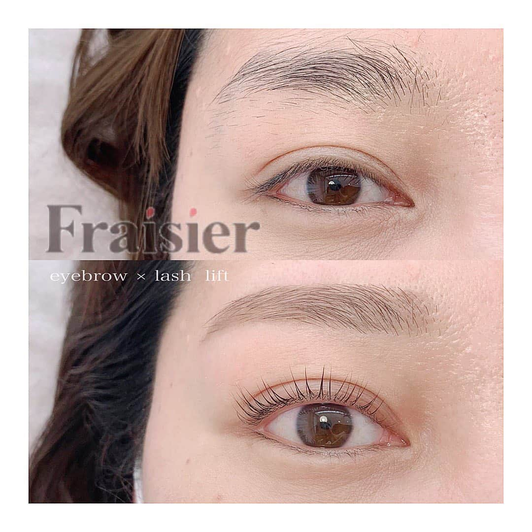 フレジエさんのインスタグラム写真 - (フレジエInstagram)「eyebrow ×  lash lift befor→after✨ . . 希望のカール、眉毛のデザインが ございましたら、お気軽に ご相談くださいませ🙋‍♀️♡ . .  担当 : Reine 渡部（@yu.____ka） #fraisier_yu_eyelash  ーーーーーーーーーーーーーーーー #fraisier_eyelash #hair#eyelash#eyebrow#parisienne#マツエク池袋#池袋西口#学割#まつげエクステ#マツエク#まつげパーマ#まつ毛パーマ#パリジェンヌ#パリジェンヌラッシュリフト#パリジェンヌラッシュ#眉毛#眉#アイブロウ#フラットラッシュ#パーマ#カラーエクステ#抜け感#ブライダルまつげ#ラッシュアディクト#アップワード#アイリスト#アイブロウリスト#パルフェカール」2月26日 8時05分 - __belle.journee__