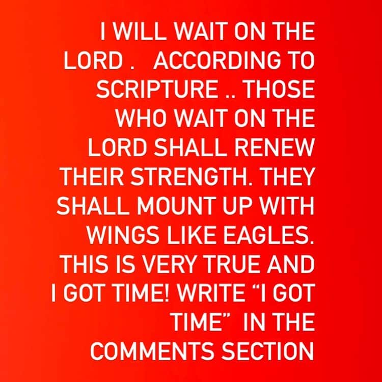 ジョゼフ・シモンズさんのインスタグラム写真 - (ジョゼフ・シモンズInstagram)「But they that wait upon the Lord shall renew their strength; they shall mount up with wings as eagles; they shall run, and not be weary; and they shall walk, and not faint.  Isaiah 40:31」2月25日 23時43分 - revwon