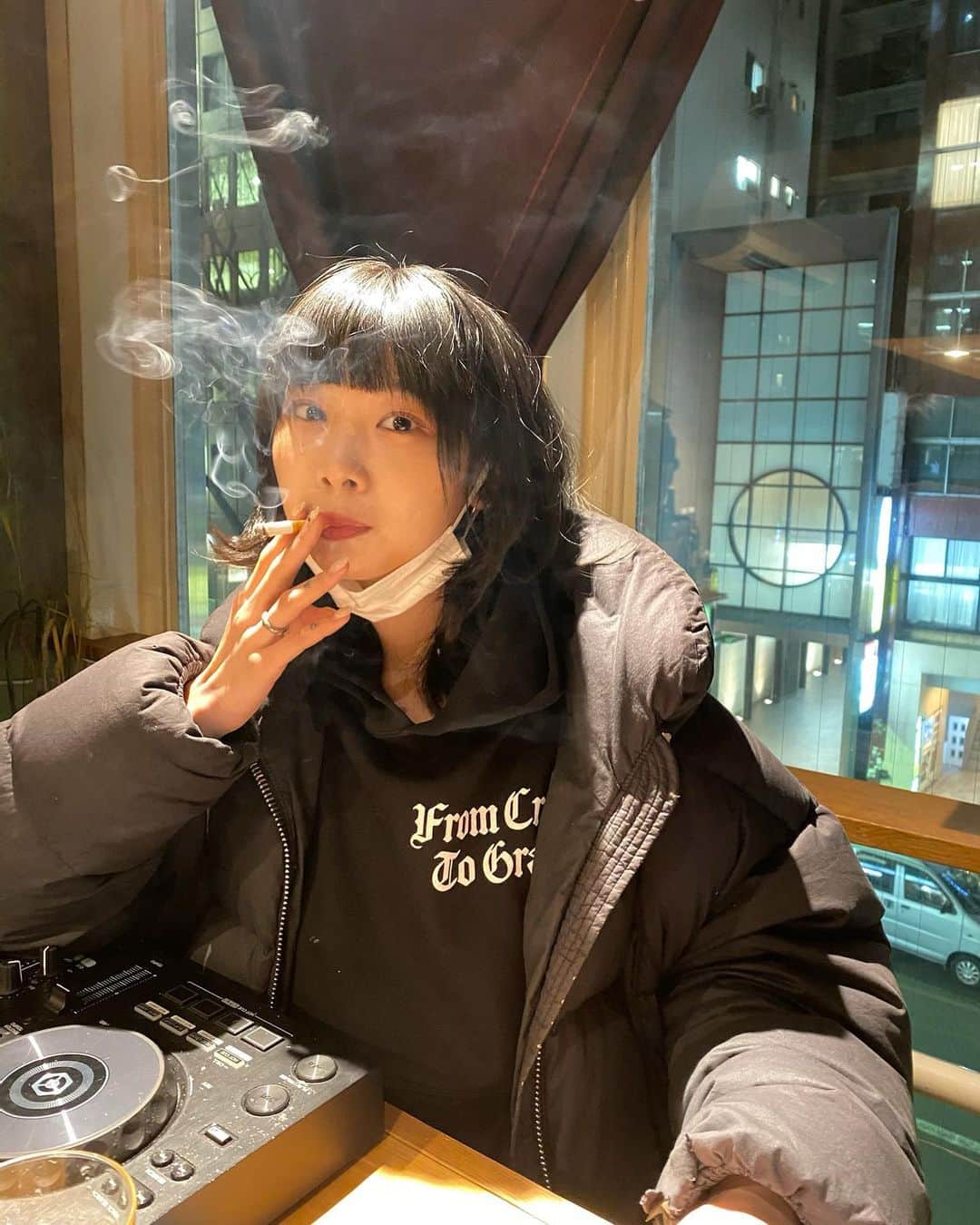 老月ミカのインスタグラム：「🕺🎶」