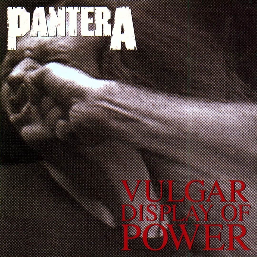 Revolverのインスタグラム：「Pantera released their masterpiece, 'Vulgar Display of Power,' 29 years ago today! 😫🤛 When did you first hear it? When's the last time you listened to it?⁠ ⁠ Get the power-groove classic on Revolver-exclusive colored vinyl by clicking the product sticker or the link in our bio.」