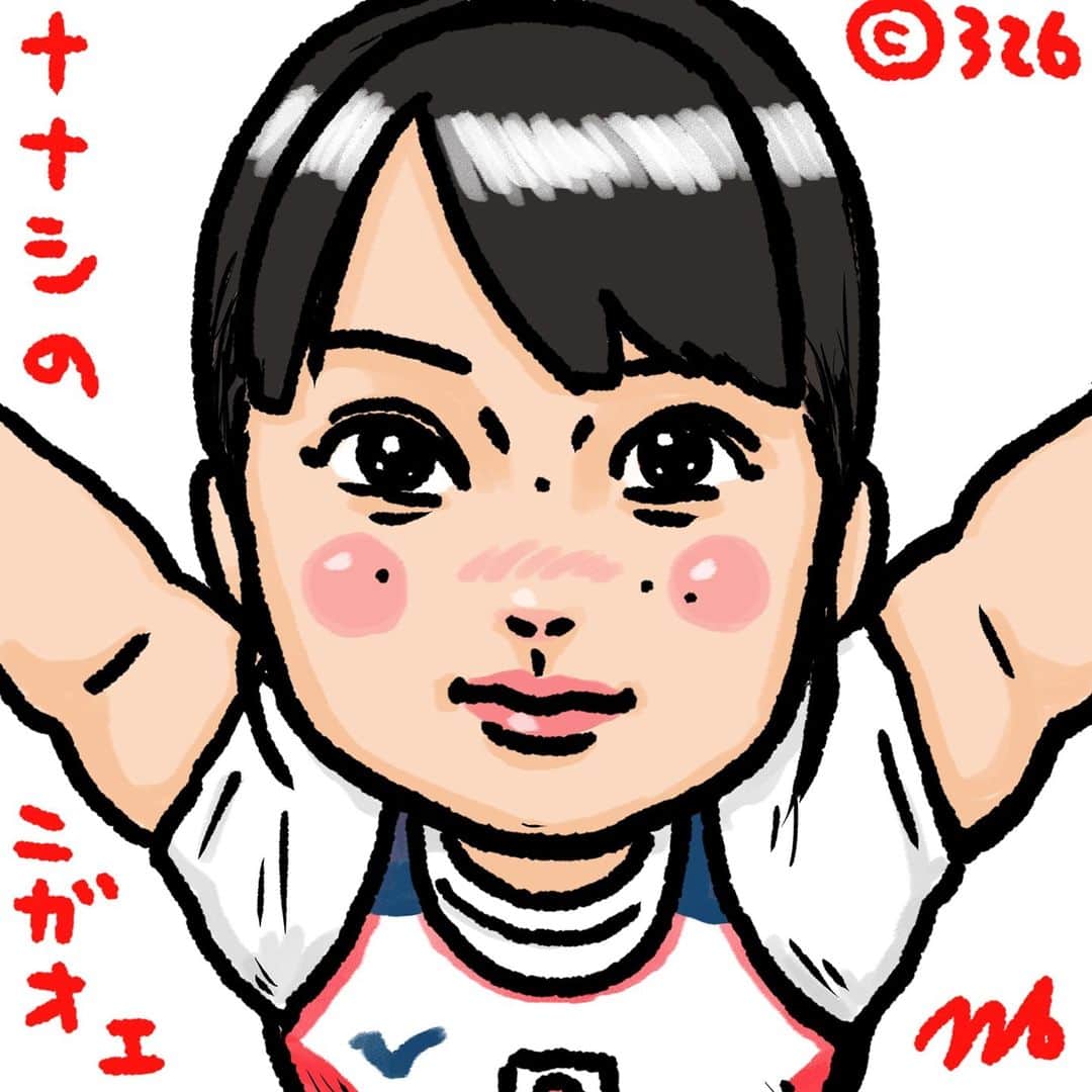 326のインスタグラム：「ななしの似顔絵2/26 昨日の答えは宇宙一のギャガー原西さんでした。持ちギャグが二兆個あるらしいんですが確信はないんですが多分嘘だと思います。もう少しだけ少ないんじゃないかなぁ… amzn.to/3lV42cc amazon.co.jp/dp/4344036107/…  amazon.co.jp/dp/4908059063/… amazon.co.jp/dp/4861132150/…」