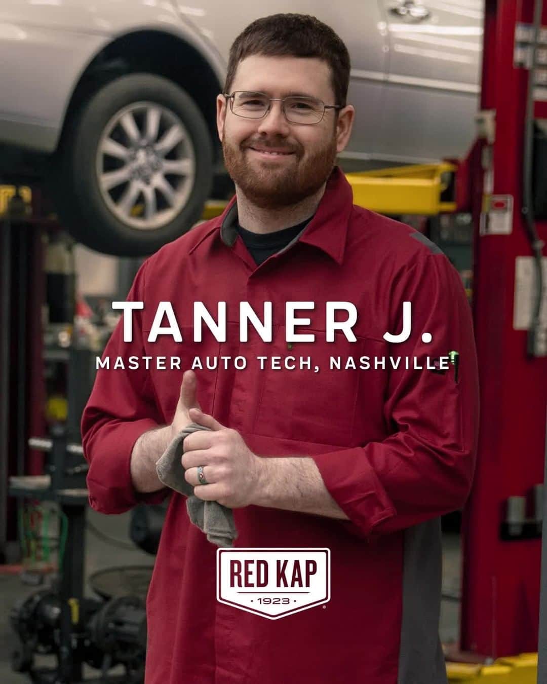 レッドキャップのインスタグラム：「OilBlok is the official technology for messy mishaps. Just take it from master tech, Tanner, he’s seen it all.」