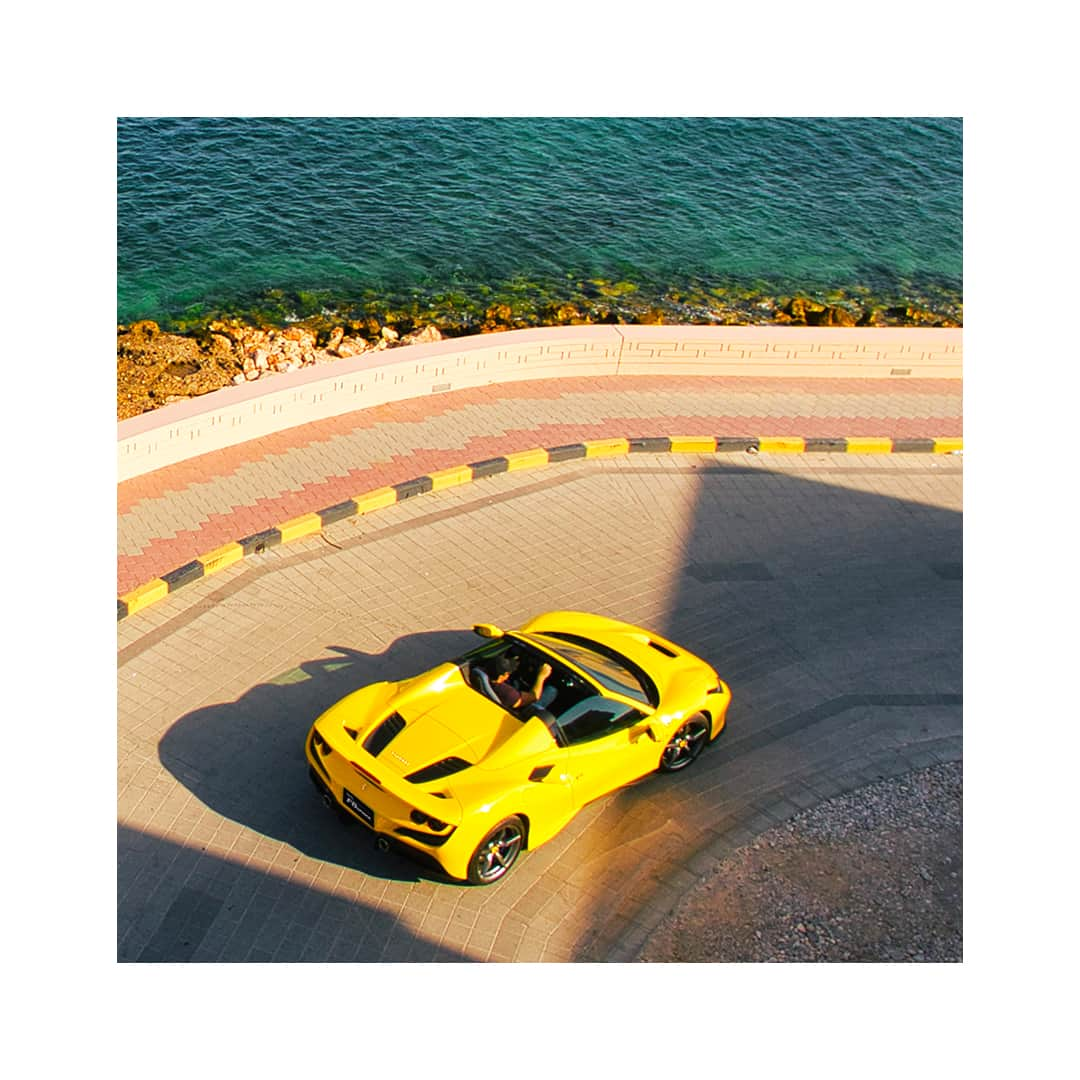 フェラーリさんのインスタグラム写真 - (フェラーリInstagram)「Cruising through Oman’s landscapes with this dazzling #FerrariF8Spider. One of the latest examples of Ferrari’s prestigious open-top V8 bloodline, which excels for its stunning handling dynamics, providing unprecedented driving pleasure.⁣ #Ferrari #DrivingFerrari」2月26日 0時57分 - ferrari