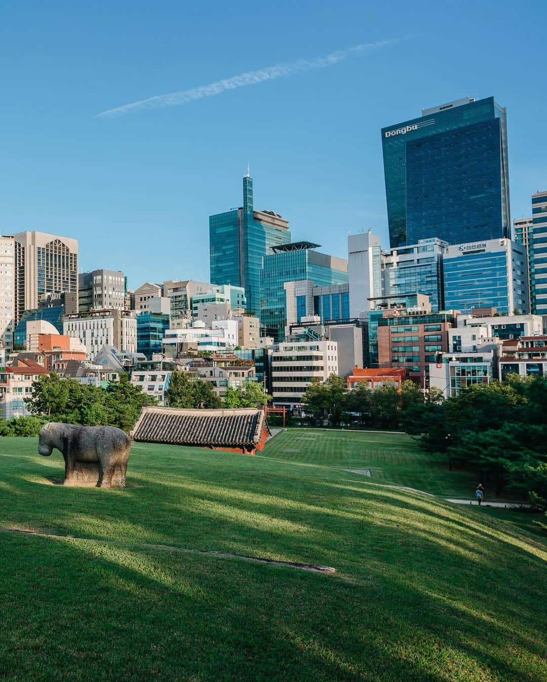 National Geographic Travelさんのインスタグラム写真 - (National Geographic TravelInstagram)「Photo by @junmichaelpark / Seonjeongneung Park in Seoul is where two kings and one queen of the Joseon dynasty are buried. I love taking a walk in this park. It is never crowded and can be a refuge from the fast and competitive nature of city life. Plus, from the tomb of Joseon’s 11th king, you can have a panoramic view of skyscrapers of Gangnam—an unlikely coexistence of Korea’s past and present.  For more photos and stories from Korea, follow @junmichaelpark and @seoulphotographer.」2月26日 1時46分 - natgeotravel