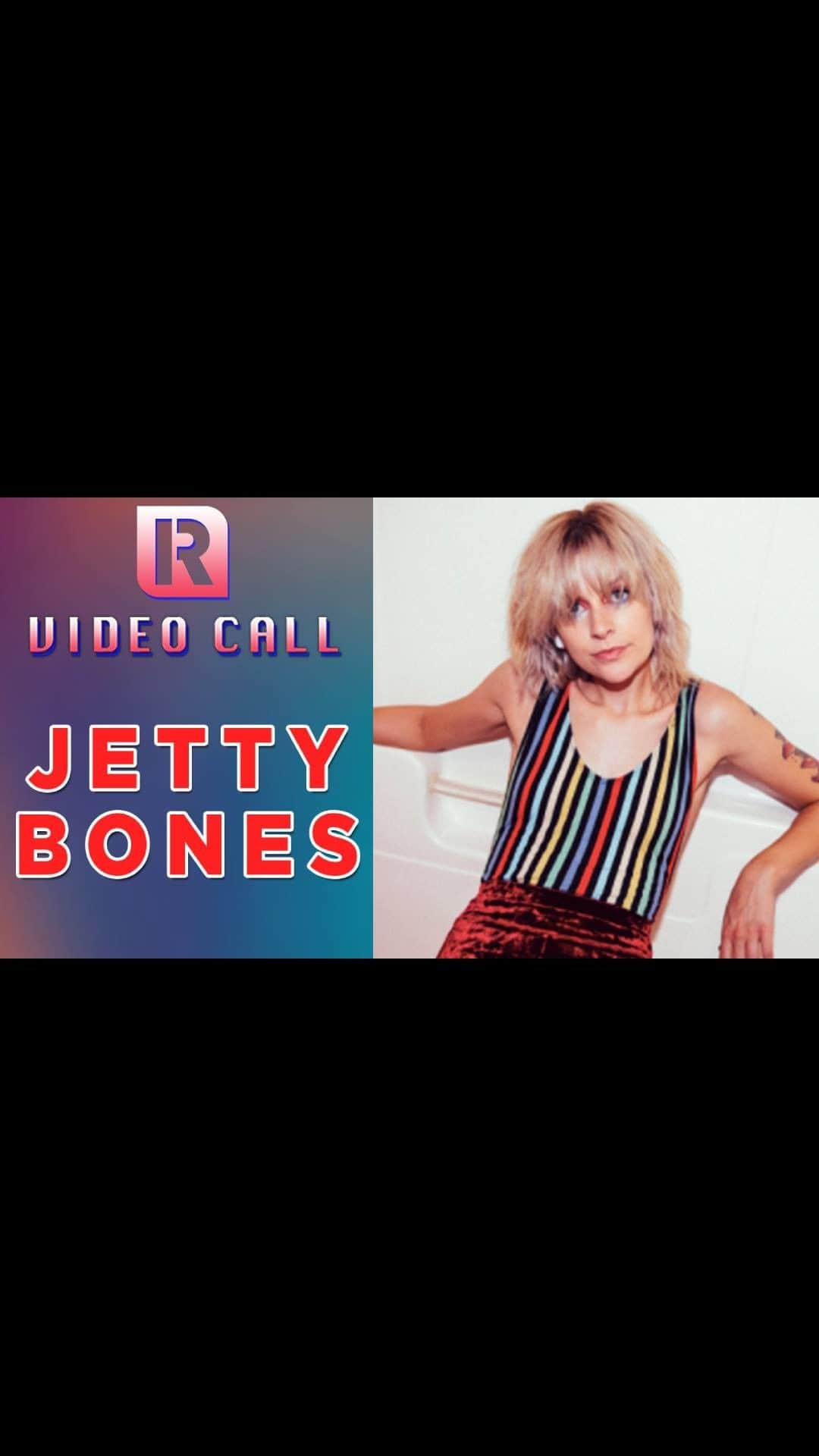 Rock Soundのインスタグラム：「Jetty Bones is our guest on today's Video Call, chatting through her new album 'Push Back' which is out tomorrow via Rise Records.  Get stuck into the whole interview over on YouTube now!」