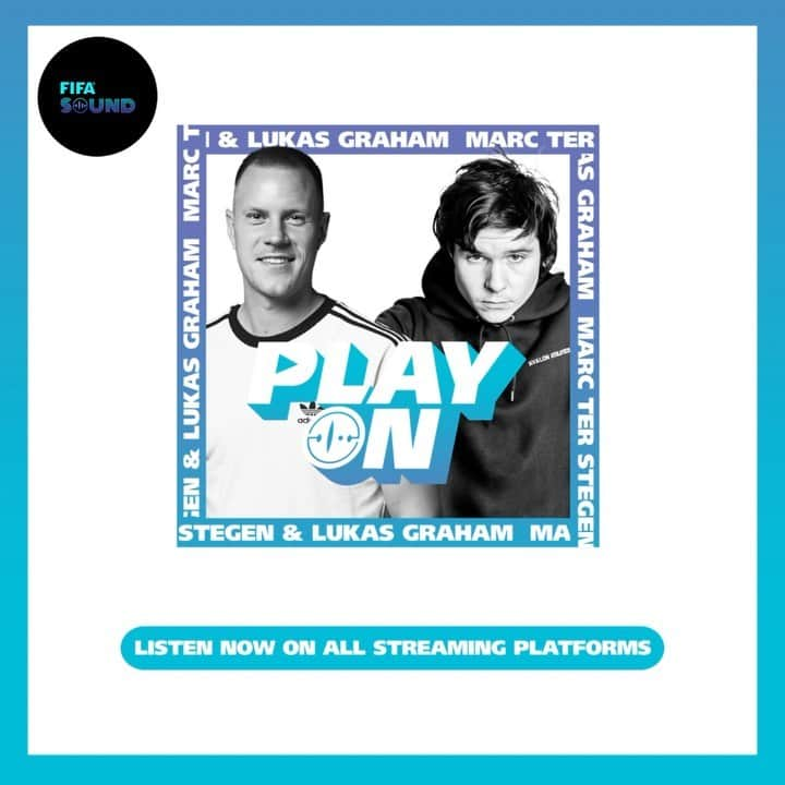 マルク＝アンドレ・テア・シュテーゲンのインスタグラム：「Great chatting with good people! 😃 Join me and @lukasgraham on this week’s episode of the FIFA #PlayOn podcast with @liampayne and @JaydeeDyerOfficial – sharing some memorable songs in my life, amongst other fun topics! Link in the bio 👊🏻 #FIFASOUND」