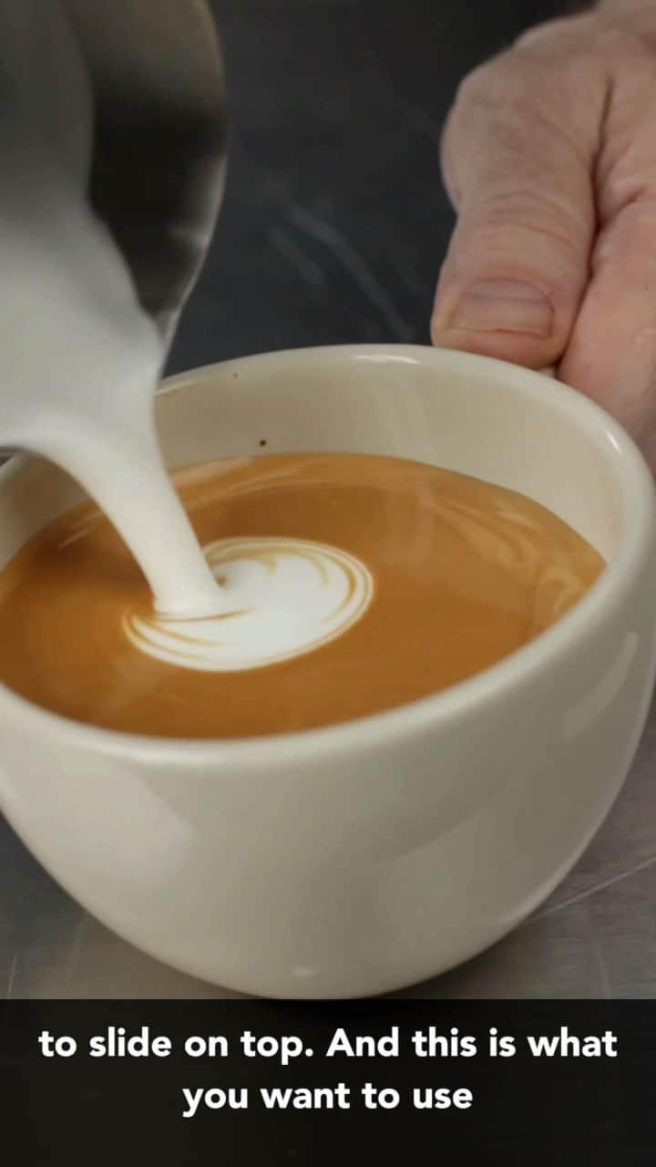 Blue Bottle Coffeeのインスタグラム：「In the second installment of our lessons in steaming milk, learn to pour a perfect latte heart. 💙」