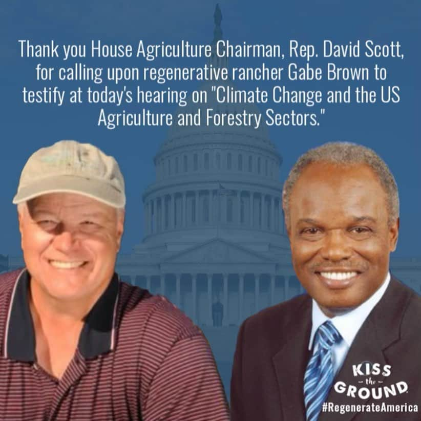 イアン・サマーホルダーさんのインスタグラム写真 - (イアン・サマーホルダーInstagram)「THIS IS HUGE! We would like to sincerely thank the new Chairman of the House Agriculture Committee, Congressman David Scott (GA), for watching Kiss the Ground Movie, and choosing regenerative rancher & Understanding Ag partner, Gabe Brown, to testify on behalf of regenerative agriculture at the upcoming House hearing on, "Climate Change and the US Agriculture and Forestry Sectors" Thursday, February 25th at 9:30am PST. The Movement to Regenerate America is happening. Together, we can do this. Please share this post to thank Chairman Scott #regenerateamerica @kisstheground @repdavidscott @kissthgroundmovie」2月26日 3時20分 - iansomerhalder