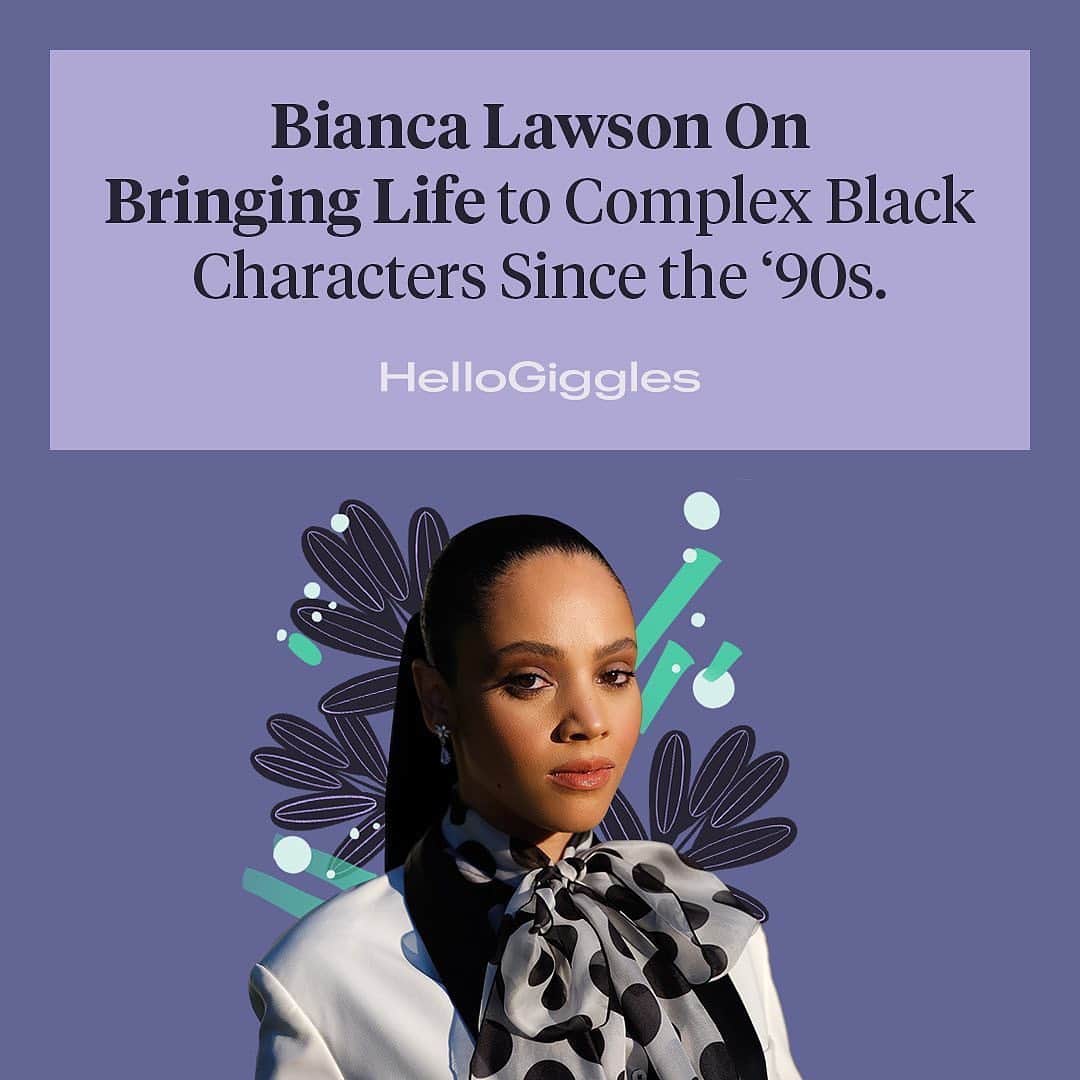 ビアンカ・ローソンのインスタグラム：「"I don't think of myself as a trailblazer," Lawson tells me when we spoke on the phone recently, but decades of increasing the visibility and complexity of women of color on-screen prove otherwise. Throughout her career, Lawson has portrayed characters with tremendous power.. But her real life power lies in her own brand of activism: a legacy of holding space for Black women and, more broadly, women of color through her roles.. She adds that she feels strongly about depicting honest and nuanced characters rarely seen on-screen, saying, "Women of color, we're not monolithic. We're all kinds of variations." Thank you @alyssalapid @hellogiggles for this lovely write-up alongside some other badass women.🖤」