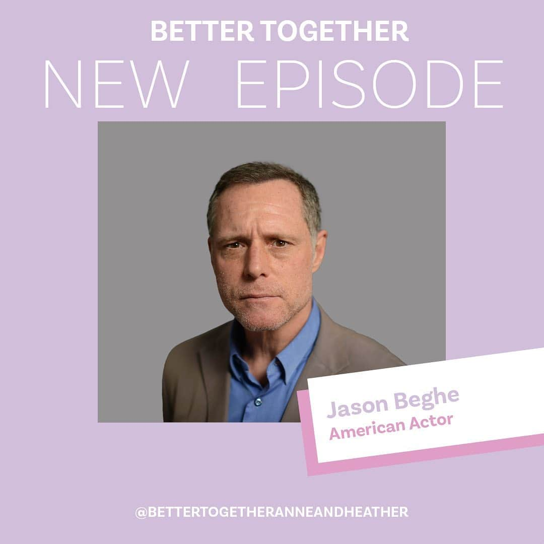 アン・ヘッシュのインスタグラム：「This week on @bettertogeherwithanneandheather we catch up with @nbcchicagopd lead, Jason Beghe, on all things acting, fatherhood, and leaving Scientology! Beghe is living life to the fullest so tune and you can too! Tune in for epic stories and life advice.💜✨」