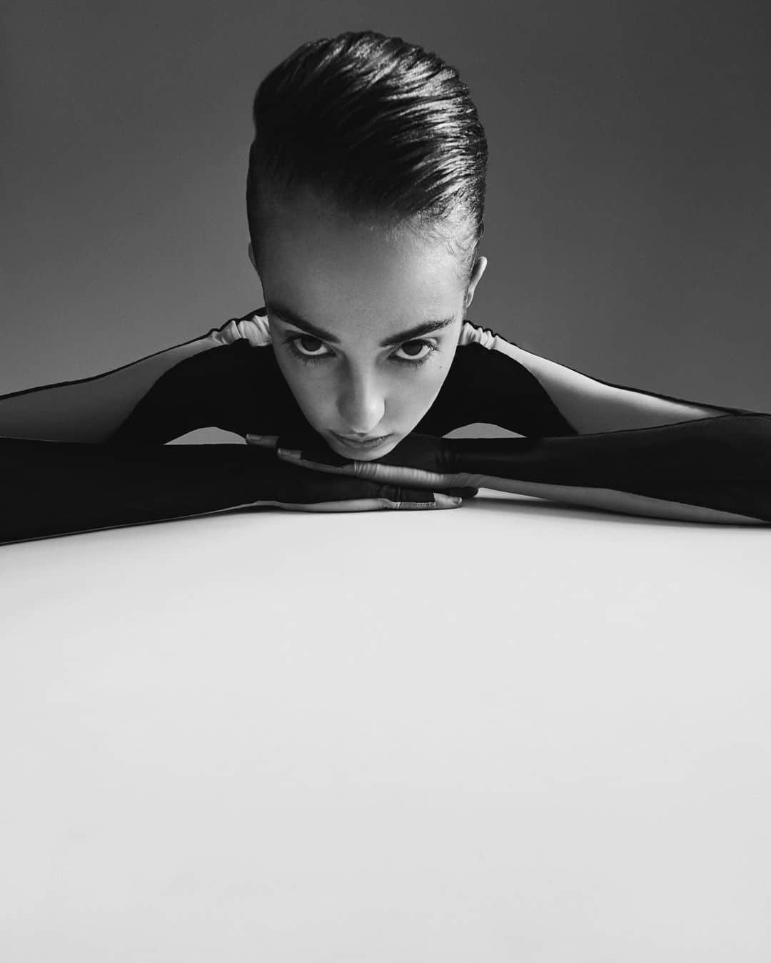 ミュグレーさんのインスタグラム写真 - (ミュグレーInstagram)「The black and nude sheer bodysuit from the MUGLER Fall Winter 2020 collection by @cadwallader featured on the cover of Vogue Portugal.  - - Magazine @vogueportugal  Photographer @julien_vallon  Stylist @belencasadevall  #mugler」2月26日 4時22分 - muglerofficial