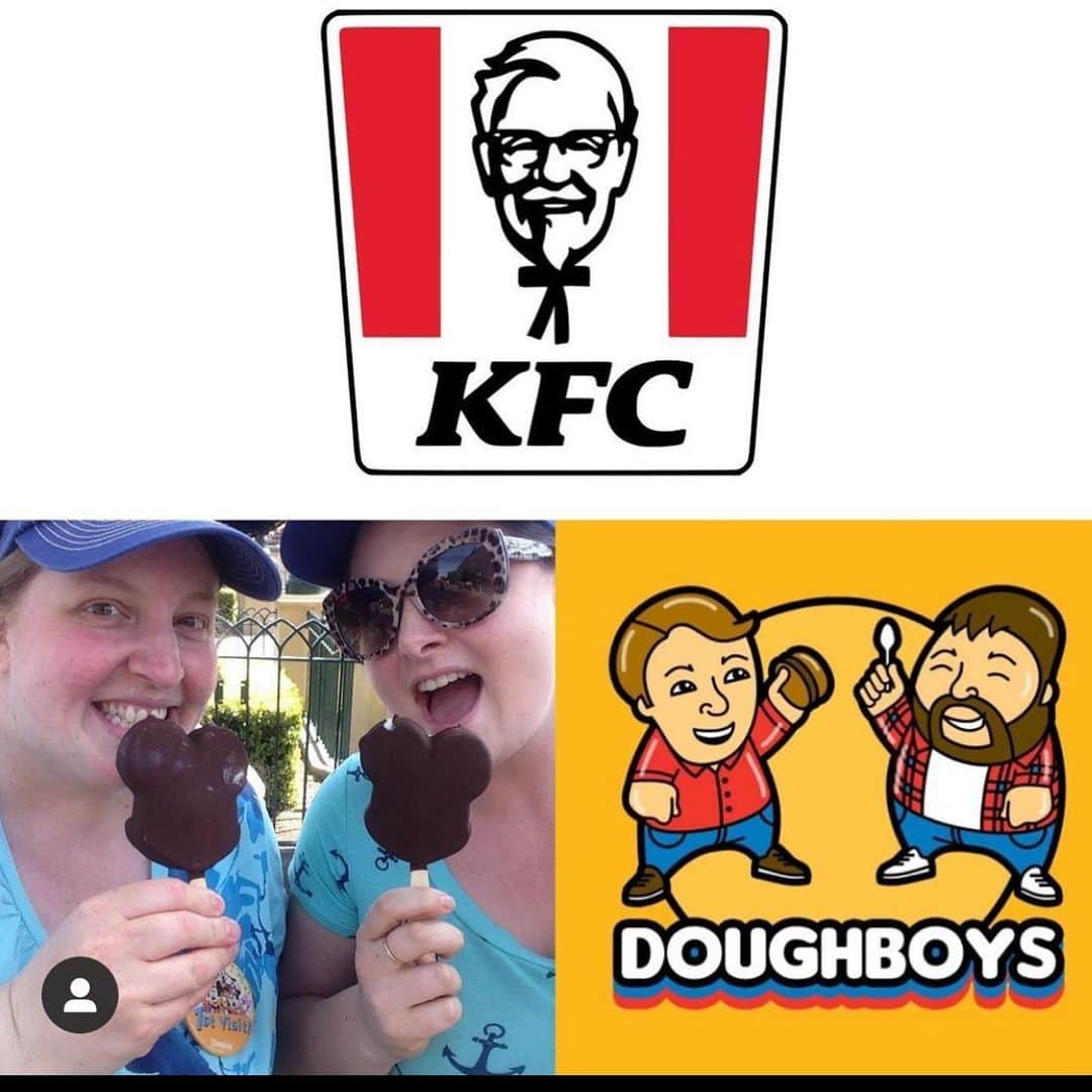 ローレン・アッシュのインスタグラム：「Make sure to listen to @doughboyspodcast this week! @unsolvedchristy and I guested to talk KFC (it was my first time eating it basically in 25 years) and we had a BALL!!! @nickwiger and @mynamesmitch were SO lovely and welcoming, it was just a darned fun time! Stream it now!」