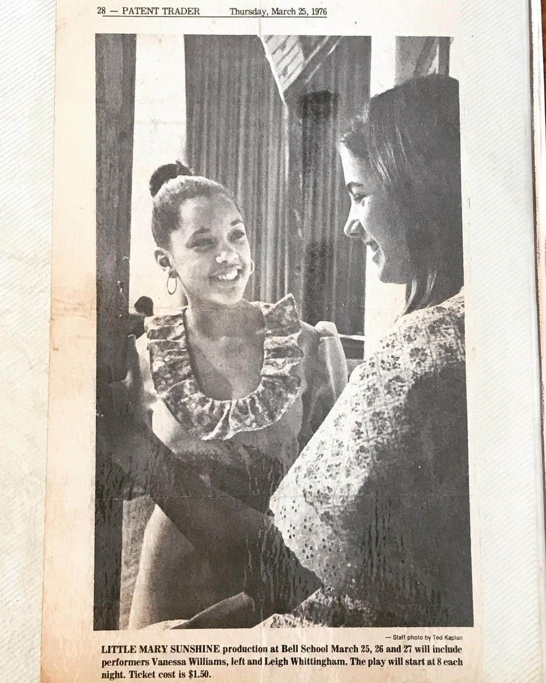 ヴァネッサ・ウィリアムスさんのインスタグラム写真 - (ヴァネッサ・ウィリアムスInstagram)「#tbt A ticket to “Little Mary Sunshine” was $1.50 in 1976 #broadwaygoals」2月26日 5時20分 - vanessawilliamsofficial