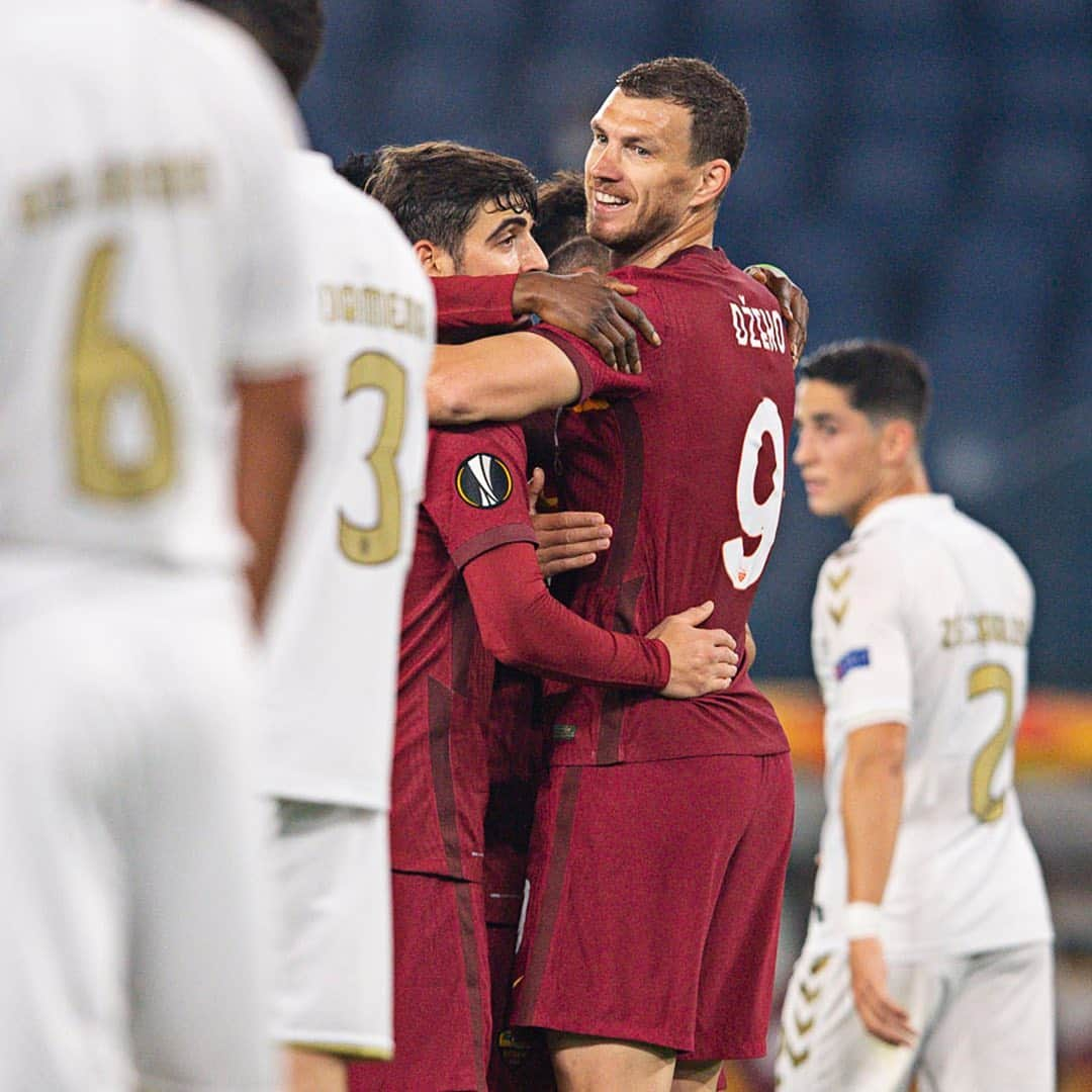 ASローマさんのインスタグラム写真 - (ASローマInstagram)「So far, so good! 😁🟨🟥⁣ ⁣ #ASRoma #UEL #RomaBraga」2月26日 5時55分 - officialasroma