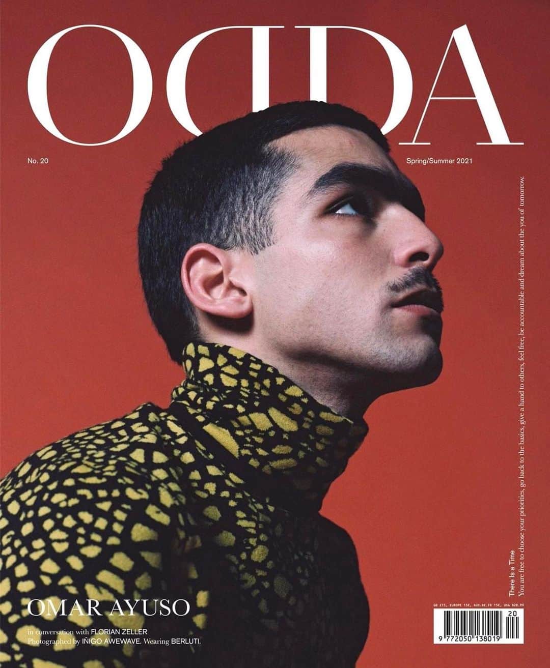 クリスヴァンアッシュのインスタグラム：「THANKS @omarayuso AND @oddamagazine FOR THIS GREAT COVER IN @BERLUTI #🖤 Photo @awewave  Fashion Editor @davidmartingss  @jeanpierrebaux #berluti #krisvanassche」