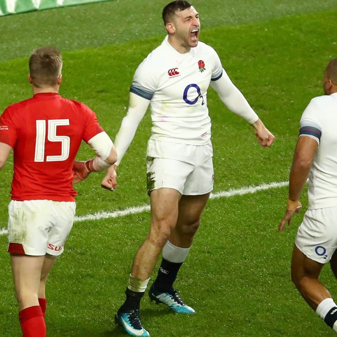 のインスタグラム：「⚡💨🚀  @j0nny_may with his first ever #GuinnessSixNations try in 2️⃣0️⃣1️⃣8️⃣  #WALvENG」