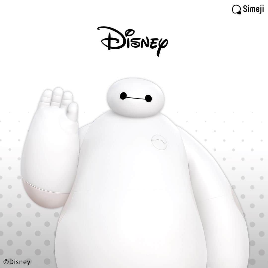 Simejiさんのインスタグラム写真 - (SimejiInstagram)「#Simeji に『 #ベイマックス 』 のキーボードきせかえが登場❤️ 毎日の入力シーンをハッピーに。  #ディズニー #Disney」2月26日 18時00分 - simeji_official