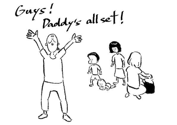 ケイタイモさんのインスタグラム写真 - (ケイタイモInstagram)「2021/2/26 Sidekick daddy #sidekickdaddy #comic #comics #instacomic #instacomics #familycomic #familycomics #webcomic #webcomics #parenting #family5 #japan #keitaimo」2月26日 17時32分 - k_e_i_t_a_i_m_o