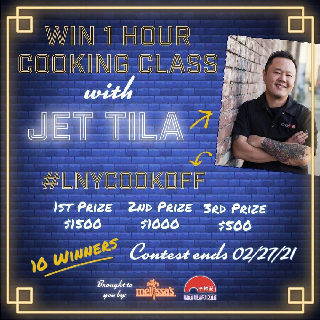 Lee Kum Kee USA（李錦記）のインスタグラム：「Lunar New Year is all about the food! We are so excited to see your delicious creations for the #lnycookoff where you can win cash prizes AND a 1 hour cooking class with Chef Jet Tila. See link in our bio to enter!」