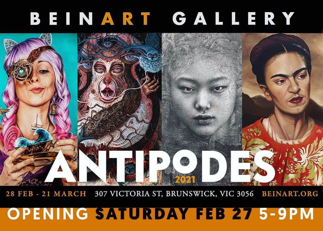 Lix Northさんのインスタグラム写真 - (Lix NorthInstagram)「ANTIPODES 2021 opening tomorrow (Sat 27) at @beinartgallery, 5-9pm!! 👏🏼Melbourne followers & friends please get along to see my new work ‘Tactician’ and celebrate the opening of Beinart Gallery’s beautiful new Victoria St space! This show is packed full of INCREDIBLE artists incl @shauncytan @loretta_lizzio @benhoweart @kimevansart @kanekokaris @ryanpola @lucyhardieart @markseabrook_art @jacquibeeee @robertduxburyart @zoe_rayne @tomchristophersen @samyongart @rhysknightstudio @jairaphaelart @jamesbonniciart @annitamaslov @davidleepereira.art @sean_layh_artist and more! Very proud to be a part of this amazing lineup 🤘🏼. Please share this post with Melbourne folk! 🙏🏼 For those outside Melbourne you can preview the exhibition catalogue online - link in profile! #art #antipodes2021  . . . #oilpaint #selfportrait #portrait #steampunk #hyperrealism #realism #beautifulbizarre #instaart #instaartsy #instaartwork #instaartist #instaartpop #instaarthub #instaartoftheday #instaarte #instaarts #instaartistic #newartwork #artistlife #artnews  #resourceryartists #arte #dibujo #dailycollector #todaysartreport #artseeking #artgallery #artshow」2月26日 10時19分 - lixnorth