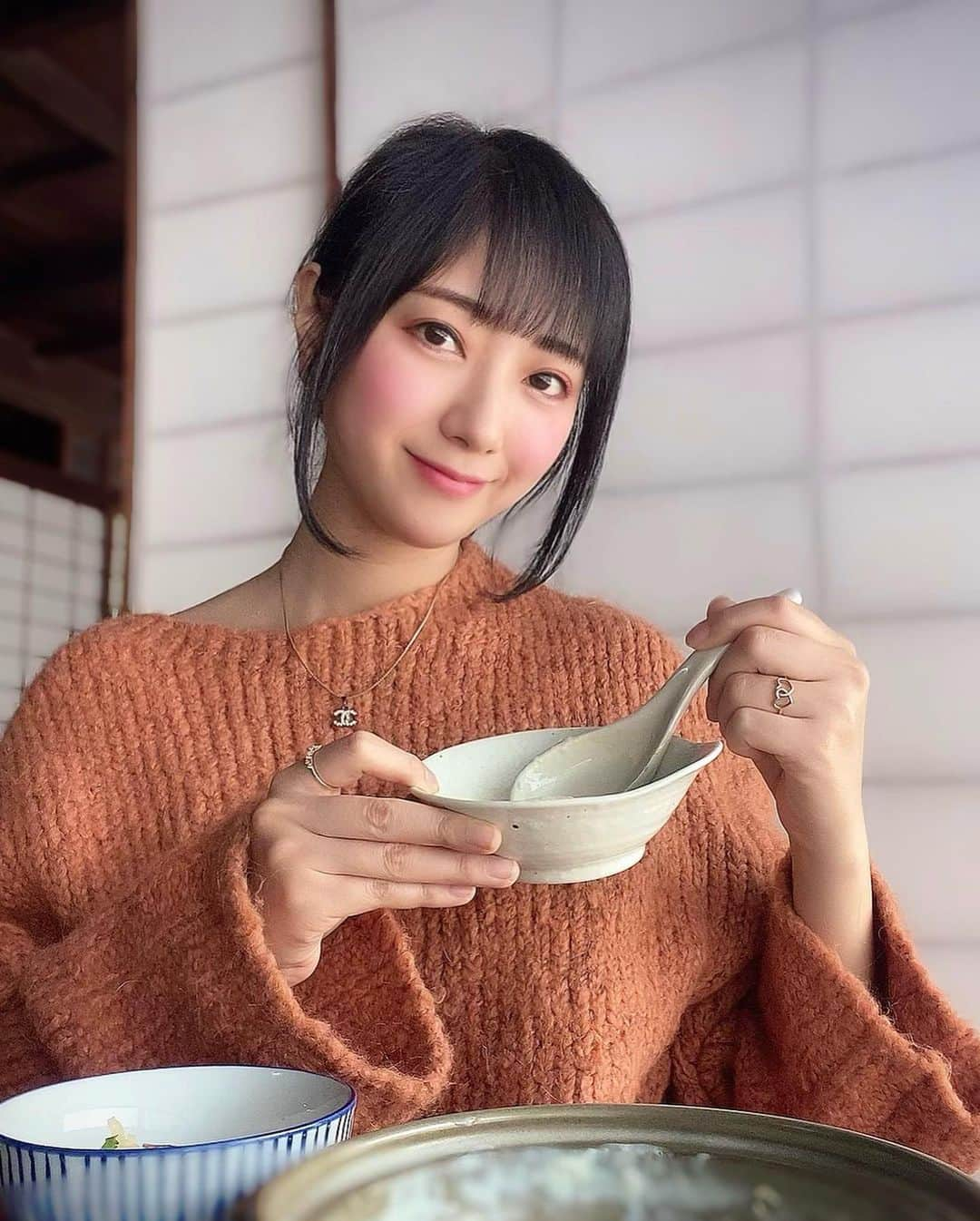 いけながあいみさんのインスタグラム写真 - (いけながあいみInstagram)「長瀞でお豆腐尽くし✨  ここのお豆腐屋さん、人気ですぐ売り切れちゃうんだよね😆😆😆  メニューも一つしかないのに、リピーターさんも多いとか！  昔ながらの古民家をリフォームした味のある素敵なレストランでした✨  *  I ate tofu lunch(all food is made of  tofu), which is good😋❣️ I like the traditional Japanese style building too😁✨  #長瀞 #うめだ屋 #nagatoro  #tofu #お豆腐」2月26日 10時36分 - aimicat424