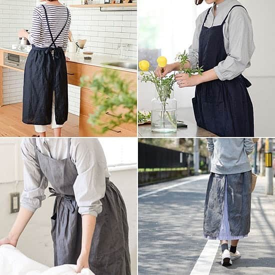 北欧、暮らしの道具店さんのインスタグラム写真 - (北欧、暮らしの道具店Instagram)「fog linen workとコラボしてつくった、ワンピースのようなリネンのエプロンが全色入荷です！ . - - - - - - - - - - - - 毎日の家事が少しでも楽しくなりますように。 そんな思いを込めて fog linen workとコラボしてつくった エプロンが、全色そろって再入荷です◎  汚れを気にせず使えるように、 じゃぶじゃぶ洗えるリネンを使用。  洗えば洗うほど肌に馴染んでくれる様子が、 日々のがんばりを少しだけ ほめてくれているような気もします。  デザインは当店だけのオリジナル！ お気に入りのワンピースを着るときのような ワクワクする形に仕上げました。  ちょっとそこまで、というときも 着たまま出かけられる仕上がりです◎  お買いものはプロフィールのリンク 又は商品をタップして、 ご覧くださいね。→@hokuoh_kurashi . ーーー 掲載のアイテムはこちら▼ ーーー  リネンのエプロンワンピース / fog linen work ×KURASHI&Trips PUBLISHING  . ※ その他、スタイリングに使用したアイテムは、 スタッフの私物になります。 - - - - - - - - - - - - - - - - - -  . ▶ その他の商品詳細をお知りになりたい場合は、 プロフィールに掲載の、 当店お問い合わせメールまでご連絡ください。 . #fashion#coordinate#outfit#foglinenwork#フォグリネンワーク#エプロン#リネン#家事#シンプル#シンプルライフ#シンプルデザイン#暮らしを楽しむ#日々の暮らし#北欧#暮らし#北欧暮らしの道具店」2月26日 10時47分 - hokuoh_kurashi