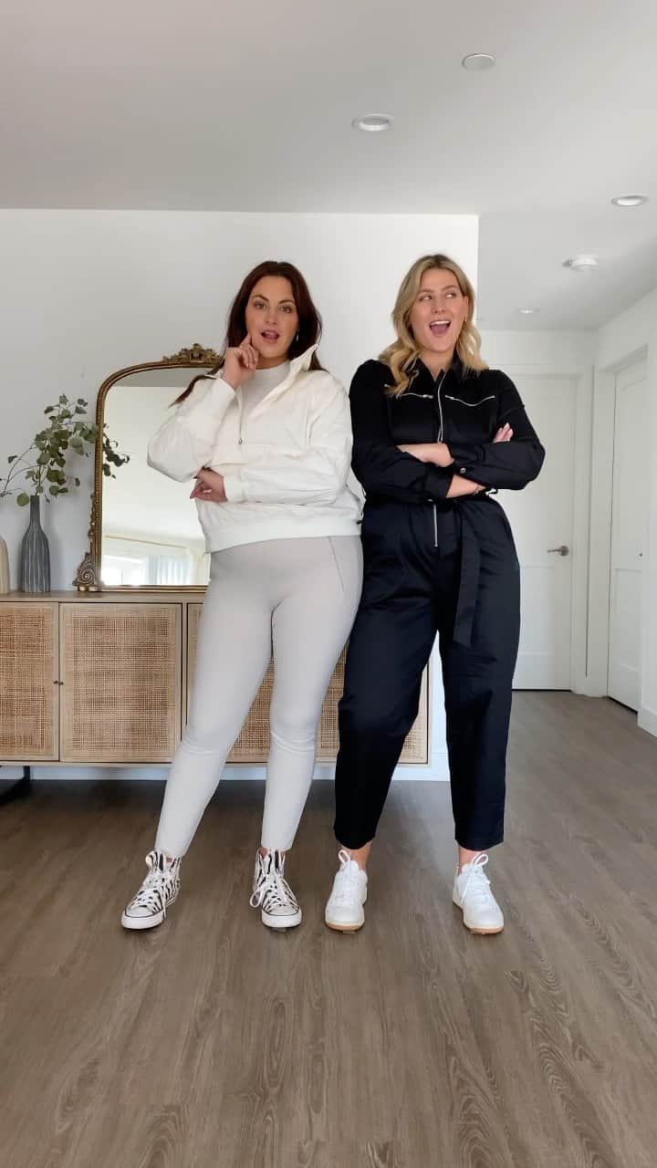Banana Republic のインスタグラム：「When it comes to luxe performance essentials, @raeannlangas and @kristinazias agree that BR Standard is the best they've ever had. #ItsBanana」