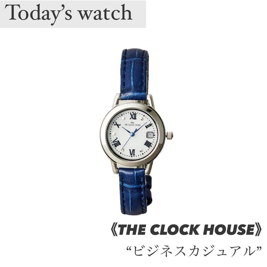 CLUÉLmagazineさんのインスタグラム写真 - (CLUÉLmagazineInstagram)「インスタグラム連載 『クルーエル的、今日の時計』 《THE CLOCK HOUSE》の“ビジネスカジュアル”  “洋服を着替えるように、時計も着替える”をコンセプトに、日々の様々なシーンにフィットする幅広いラインナップが揃う《ザ・クロックハウス》のオリジナルウォッチ。 定番のラウンド型ケースに細めのベルトをあしらい、華奢で繊細な印象に仕上げた“ビジネスカジュアル”。深みのあるネイビーの型押しベルトが、スマートな手もとを演出する。ビジネスシーンでは品が漂う、知的な一本を身につけたい。  @theclockhouse_pr  @cluel_watchclub   from vol.55 ・・・・・・・・・・・・・・・・・・・・・・・・・・ #cluel #クルーエル #cluelmagazine #クルーエル女子 #fashion #ファッション好き #おしゃれ #グッドガール #クルーエルウォッチクラブ #cluelwacthclub #ザクロックハウス #時計好き #腕時計 #ニットコーデ #眼鏡女子 #シャツスタイル #ネクタイ  #ビジネスカジュアル #シンプルが好き   こちらのアカウントもフォローしてね！ @cluel_homme @navys_magazine」2月26日 13時38分 - cluelmagazine