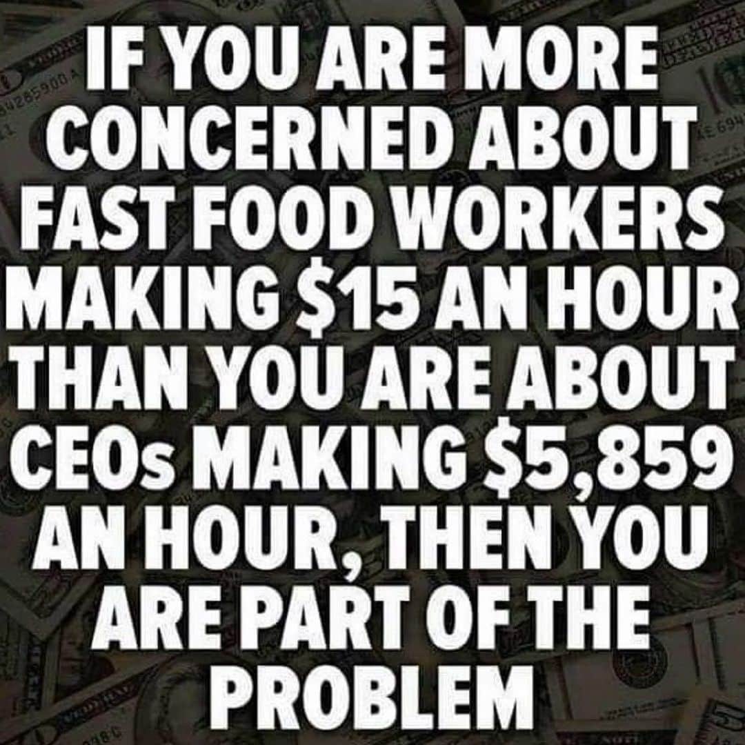 のインスタグラム：「Time to raise minimum wage. Let’s do this . ( image via @karlawelchstylist )」