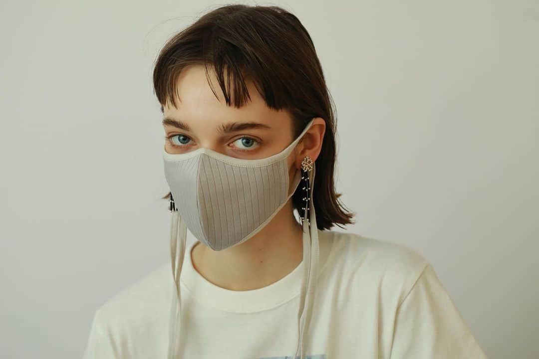 CASSELINIさんのインスタグラム写真 - (CASSELINIInstagram)「Recommend✅  Rib Knit Mask ¥2,000 +tax  #Casselini #mask」2月26日 15時07分 - casselini_official