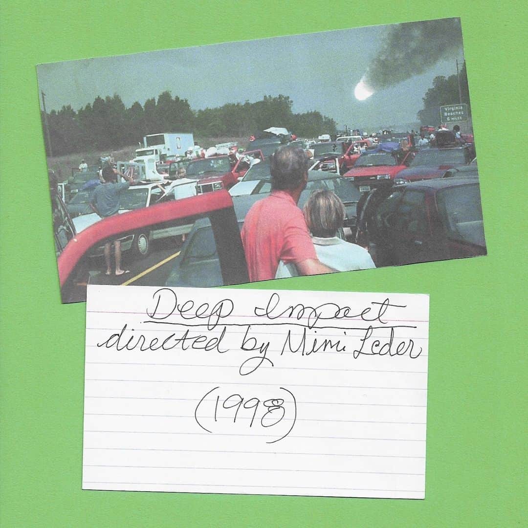 アレックス・プラガーのインスタグラム：「#APMovieClub FEBRUARY 26th /// Deep Impact (1998) directed by Mimi Leder. Available to rent on @amazonprimevideo」