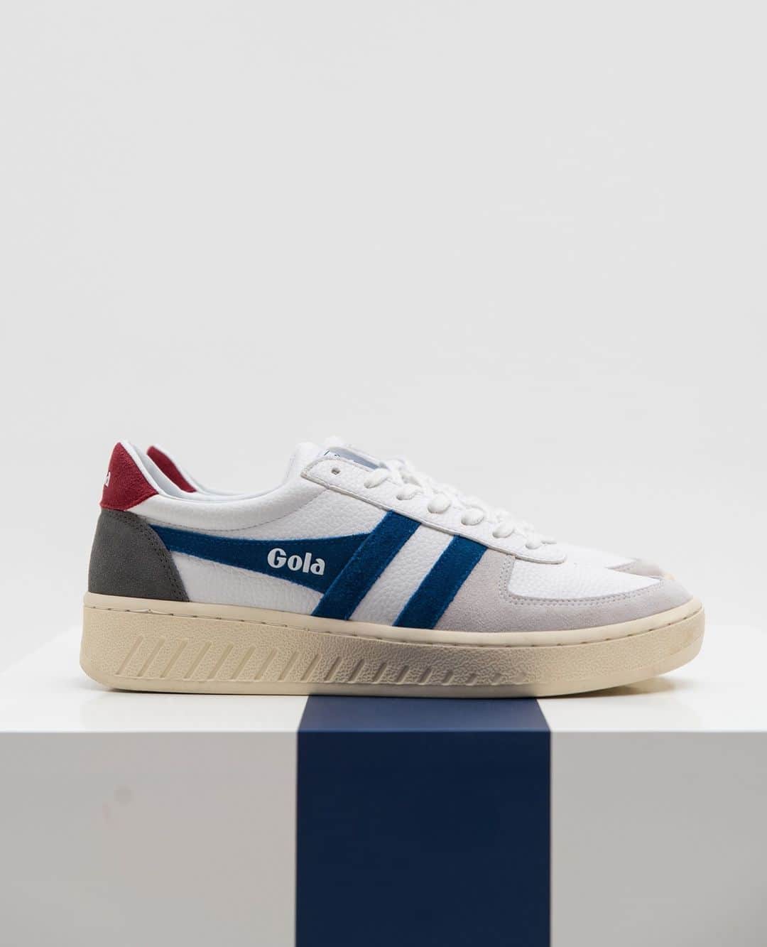 ゴーラのインスタグラム：「When you need a white trainer update...⁠ ⁠ Style: Grandslam Trident」
