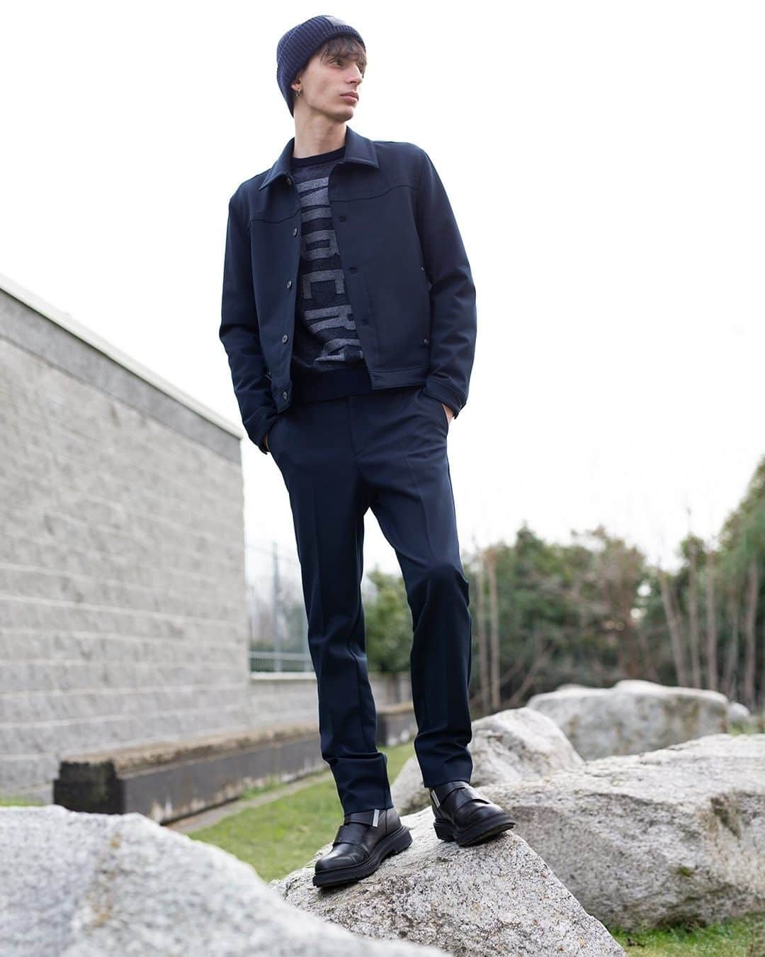 ダーク ビッケンバーグのインスタグラム：「The Bikkembergs’ FW2021 collection exudes a refined urban and cool. #DirkBikkembergs #Bikkembergs #FW21」