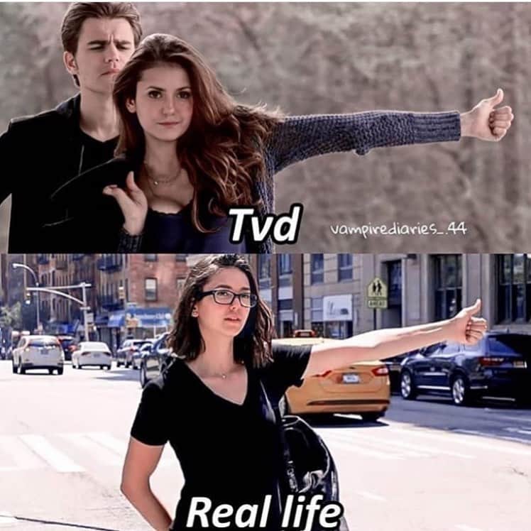 のインスタグラム：「TVD or Real life?❤️ Follow for more -> @ninadobrev   Cr; @vampirediaries_.44 #nina #ninadobrev #iansomerhalder #thevampirediaries #elenagilbert #katherinepierce #damonsalvatore #delena #nian #theoriginals #rebekahmikaelson #carolineforbes #theoriginals #hayleymarshall #klausmikaelson #elijahmikaelson #stefansalvatore #paulwesley #mikaelson #salvatore #hopemikaelson #legacies #vampirediaries #vampirediariesedits #stelena #steferine」