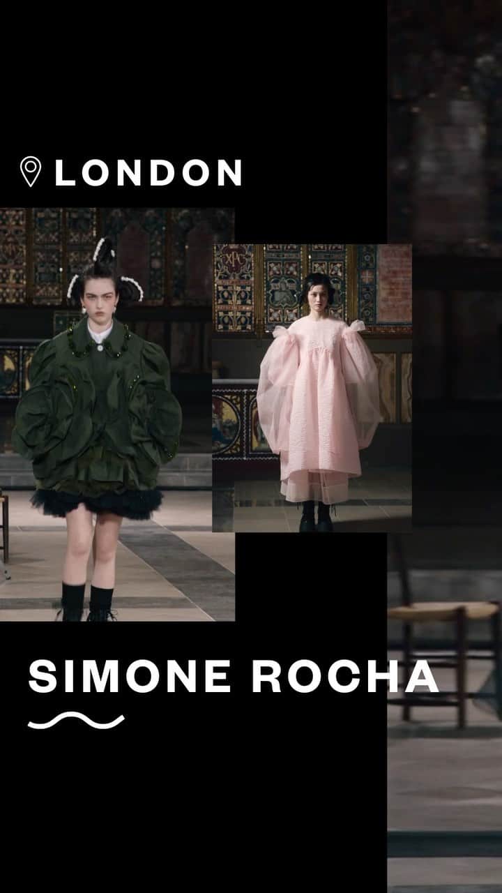 Harrodsのインスタグラム：「Simone Rocha’s shows are always a #LondonFashionWeek highlight and – despite being digital-only – she didn’t disappoint for AW21. Fashion director @LydsKing caught up with the designer just one week before the collection was unveiled to find out more.   #Harrods #HarrodsFashion #SimoneRocha   Our stores are closed but you can still discover the #WorldOfHarrods through Personal Shopping and online at harrods.com.」