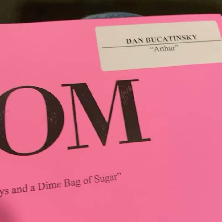 ダン・ブカティンスキーのインスタグラム：「TableRead Day. @mom_cbs !  Excited to play with @allisonbjanney and @kjothesmartass !」