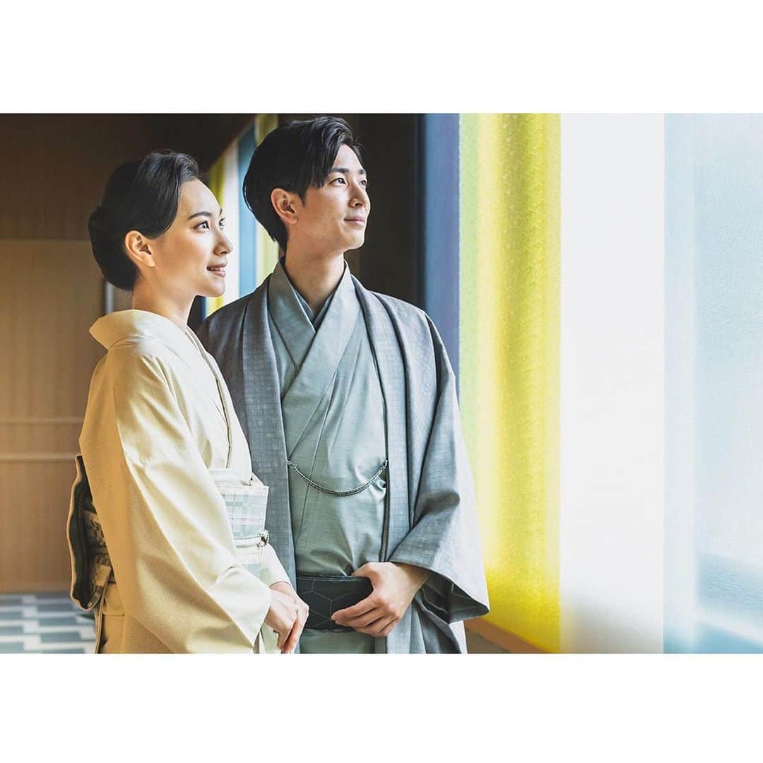 横川莉那のインスタグラム：「. 銀座もとじさん @ginza_motoji  @keitamotoji  2021 Spring 春夏秋冬でお着物のモデルを させて頂きました。 まず一つ目は春です🌸 . .  #銀座もとじ #ありがとうございました 🤲✨」